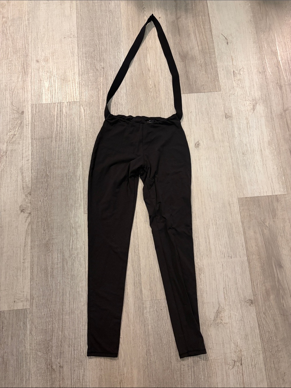 SKIMS Black Suspender Leggings
